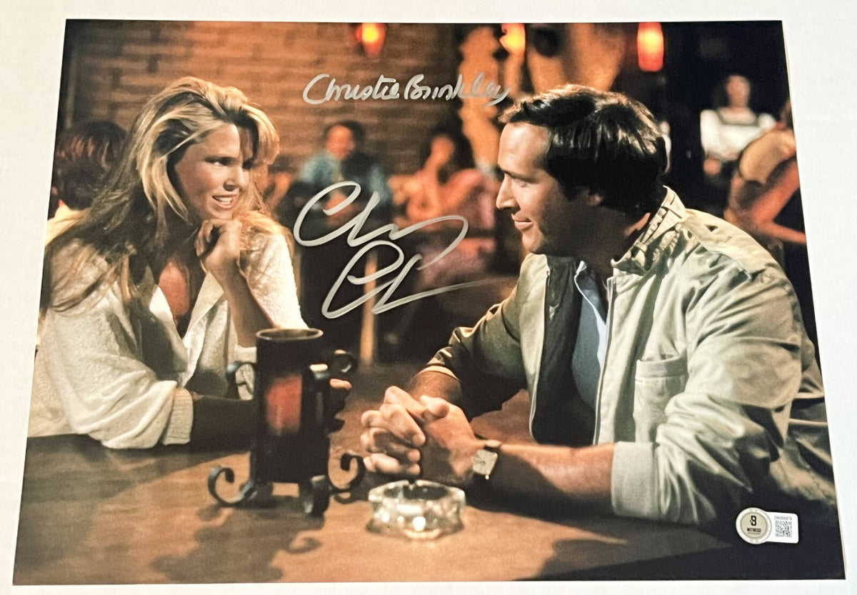 Chevy Chase & Christie Brinkley signed Lampoon's Vacation 11x14 photo #2 Beckett