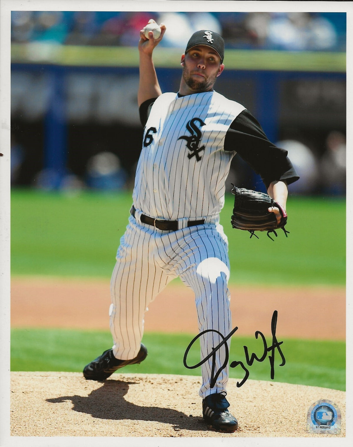 Dan Wright signed Chicago White Sox 8x10 photo autographed MLB Authenticated