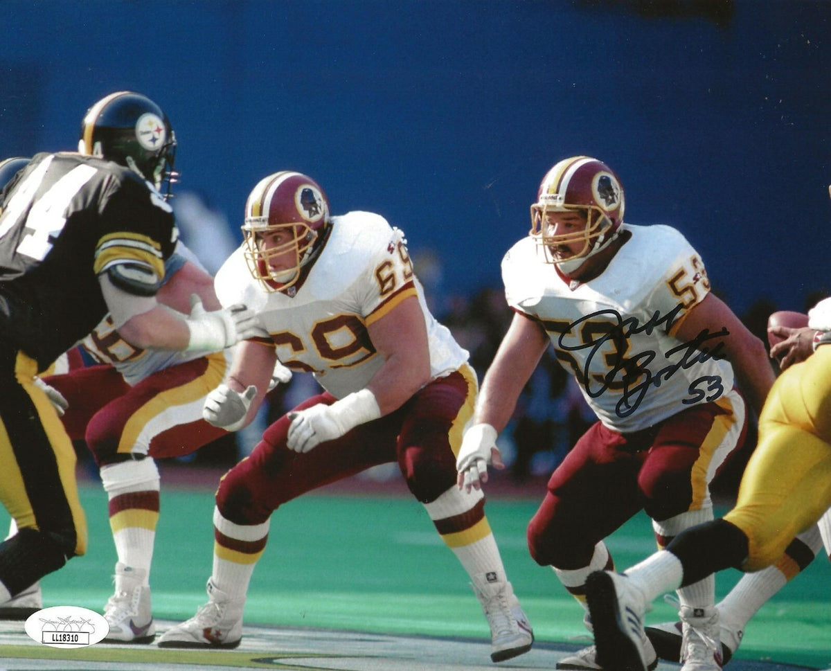 Jeff Bostic signed Washington Redskins 8x10 photo autographed 2 JSA