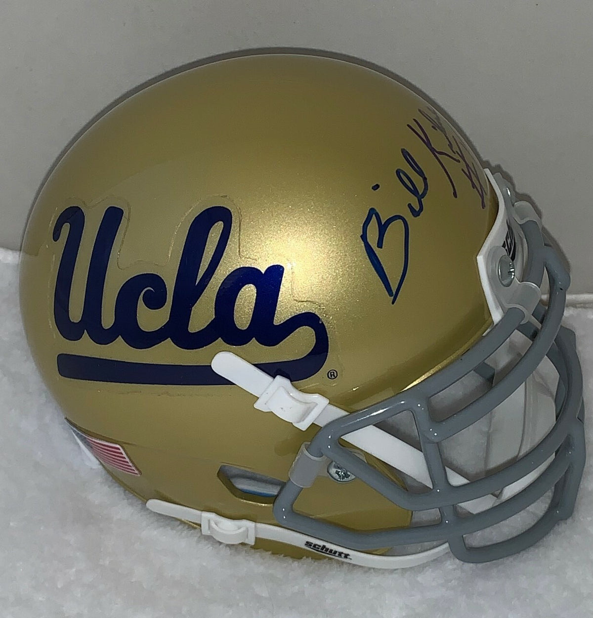 Billy Kilmer Washington Redskins signed UCLA Bruins mini helmet autographed JSA