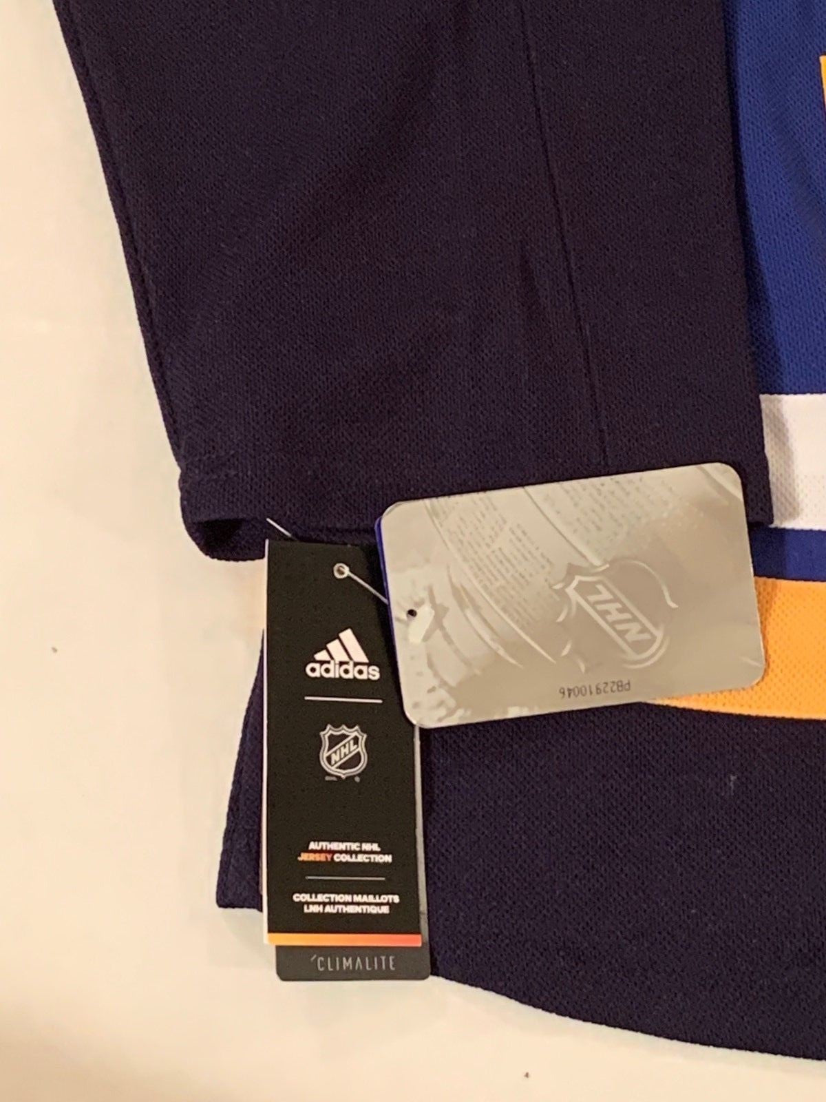 Robby Fabbri signed St. Louis Blues Adidas Authentic Adizero jersey JSA 