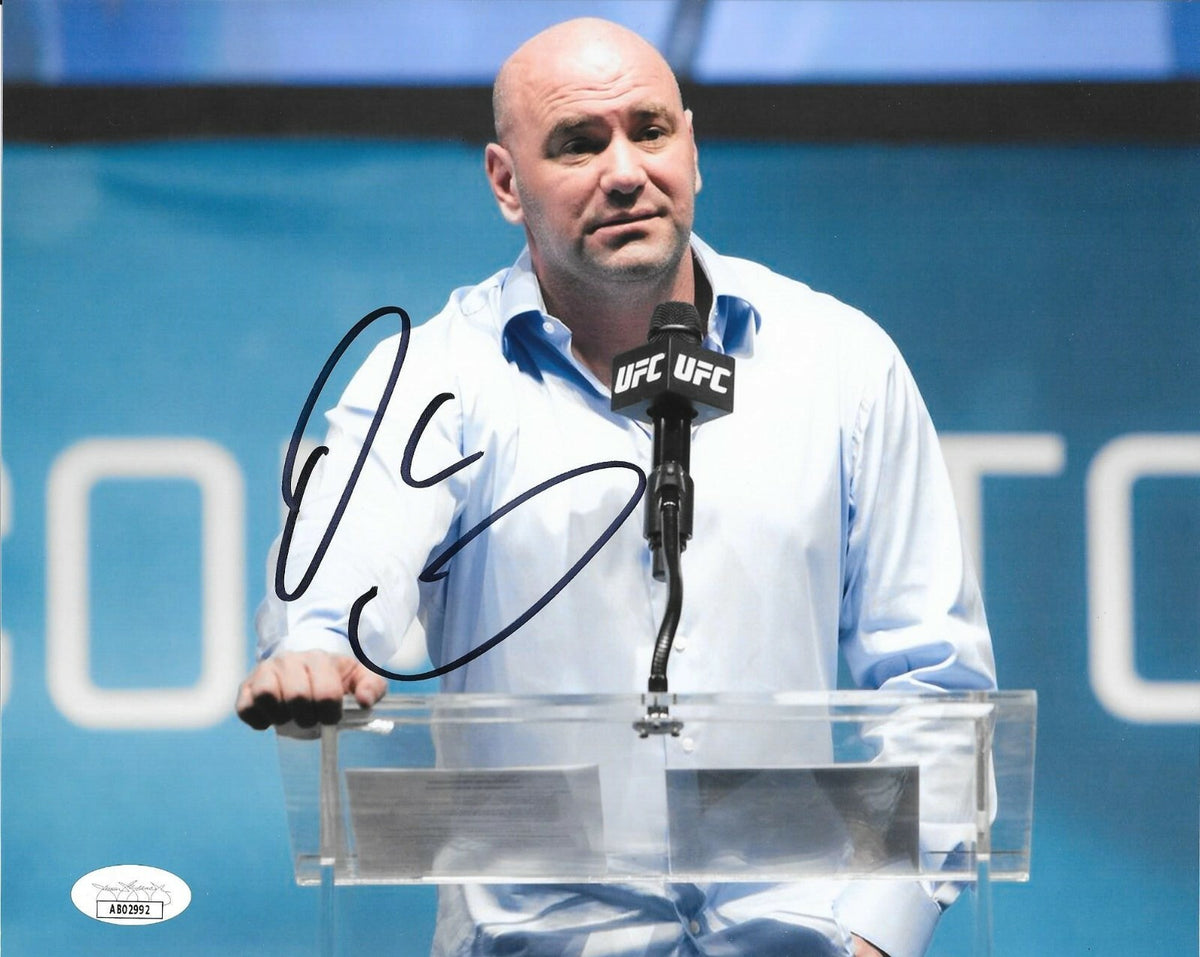 Dana White UFC President signed 8x10 photo autographed 7 JSA
