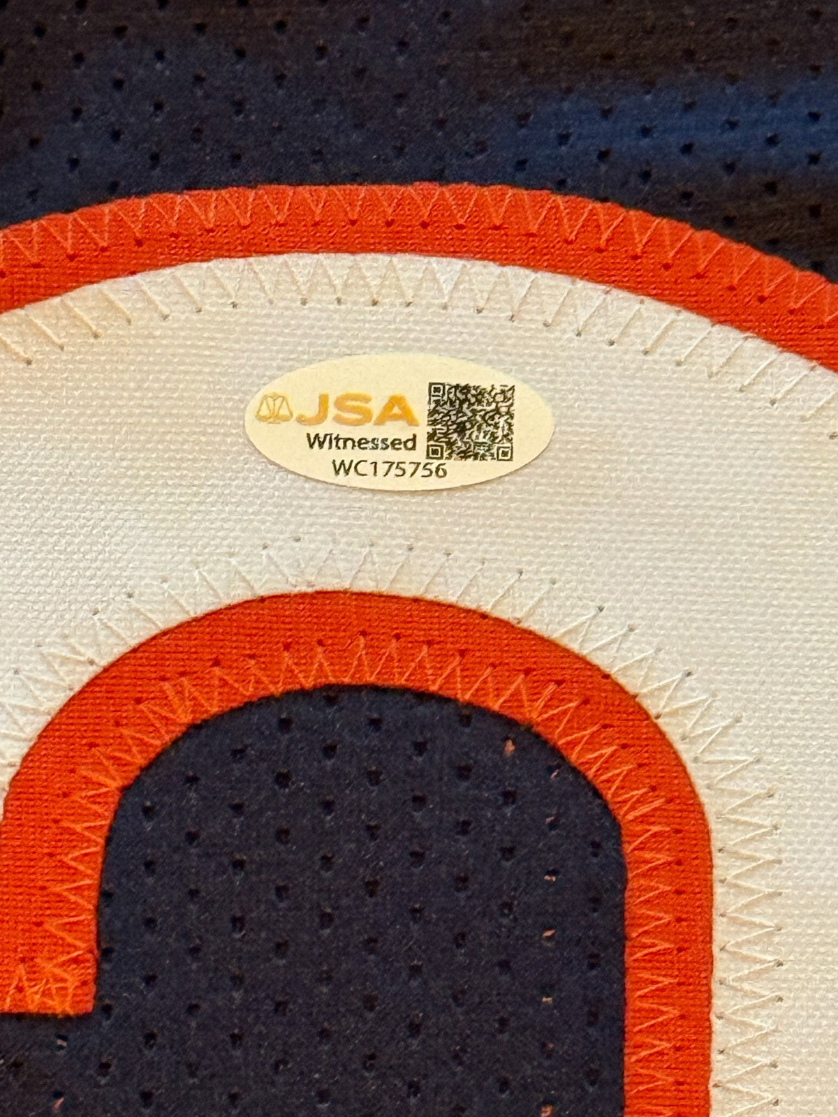 Dennis Gentry Chicago Bears signed Custom jersey + SB XX autographed JSA Witness