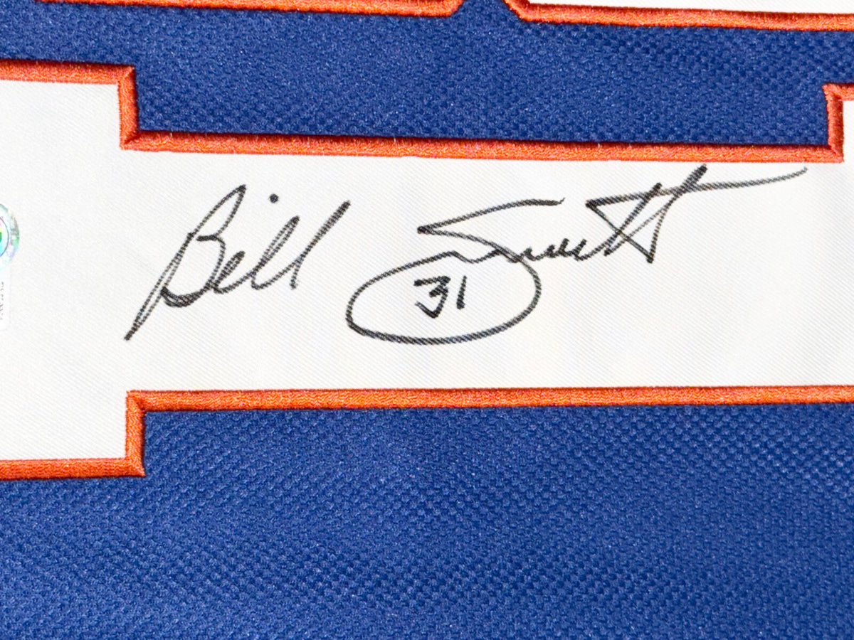 Billy Smith signed New York Islanders jersey autographed Beckett Witnessed