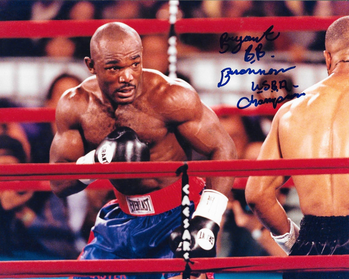 Bryant Brannon signed Boxing 8x10 photo autographed