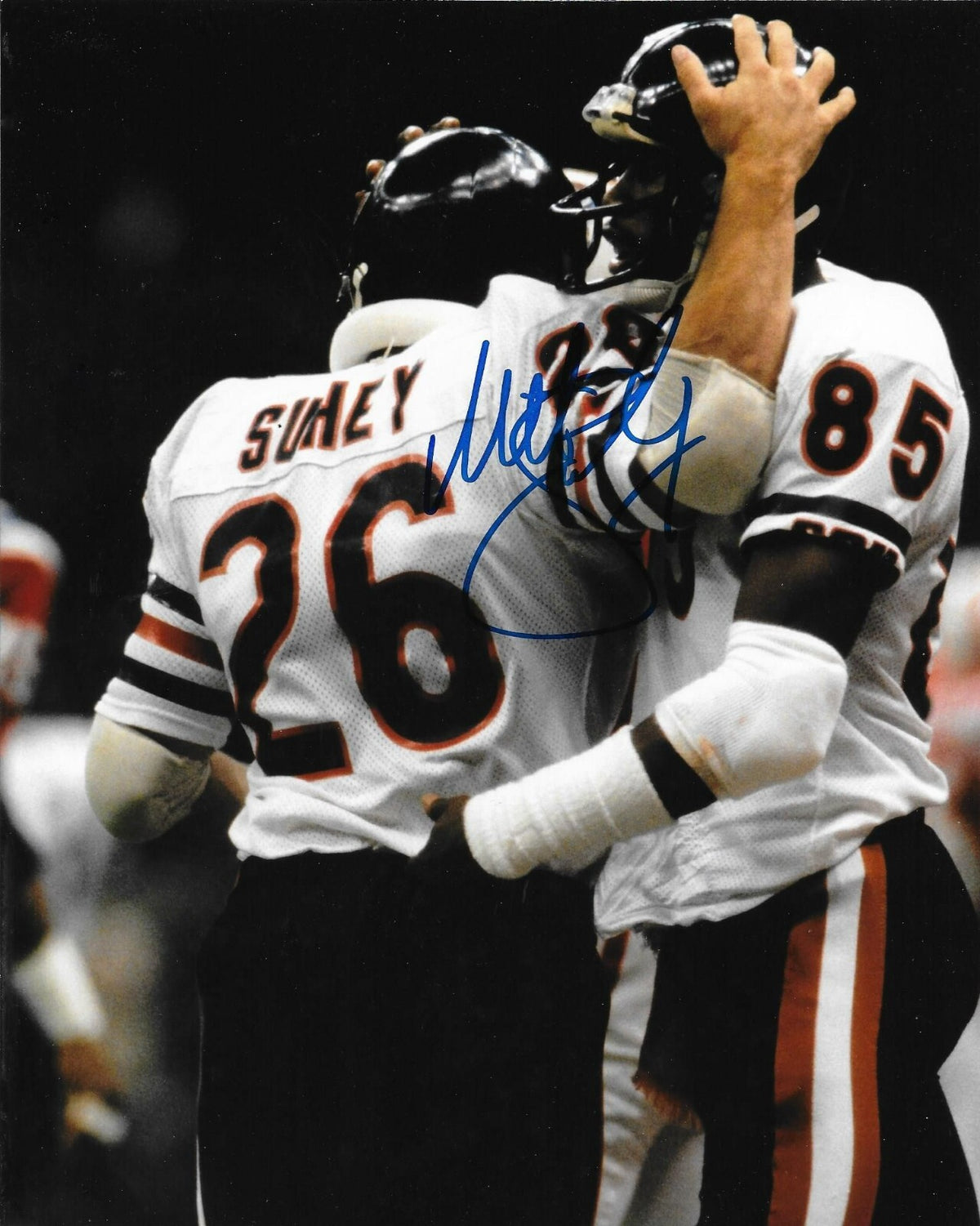 Matt Suhey signed Chicago Bears 8x10 photo autographed Super Bowl XX Champs 6