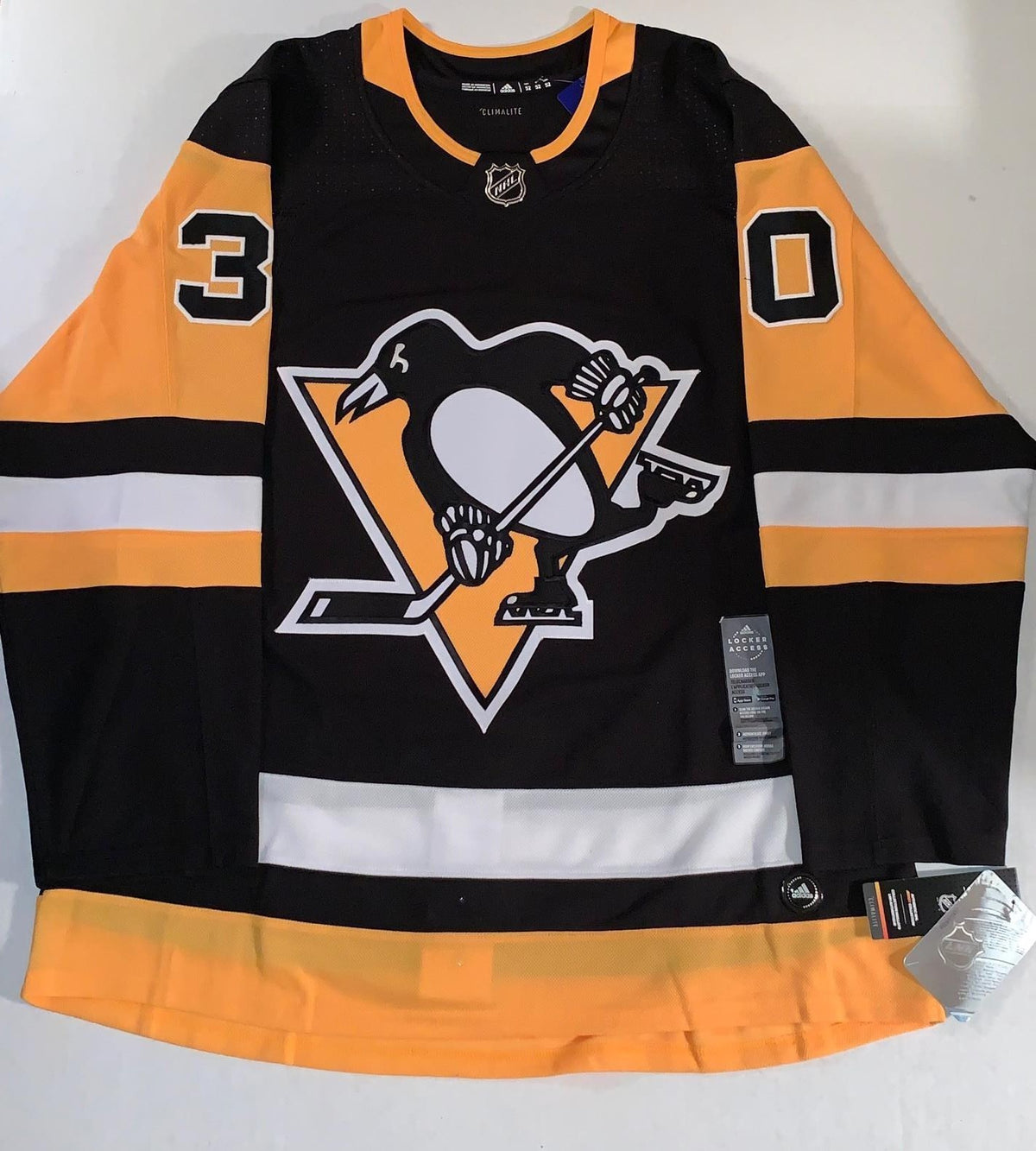 Matt Murray signed Pittsburgh Penguins Adidas Authentic Adizero jersey Pens JSA