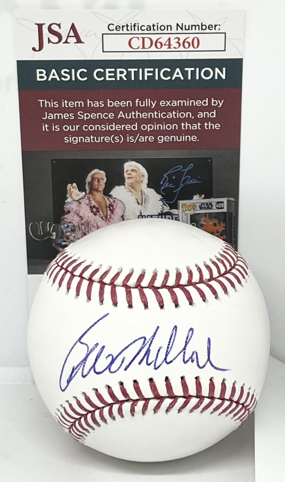 Bill Madlock Pittsburgh Pirates signed MLB Baseball Ball autographed JSA