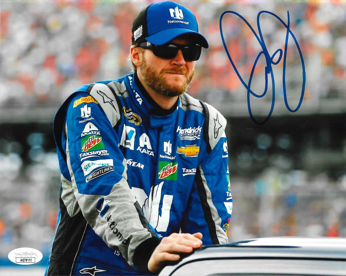 Dale Earnhardt Jr. Daytona 500 signed Nascar 8x10 photo autographed #3 JSA