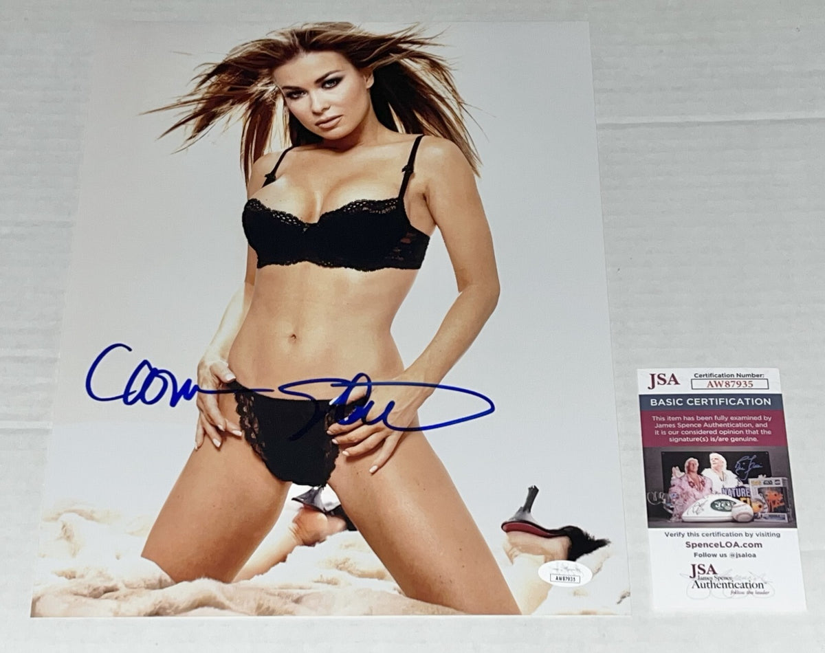 Carmen Electra signed Sexy 11x14 photo autographed Hot #24 JSA Certified