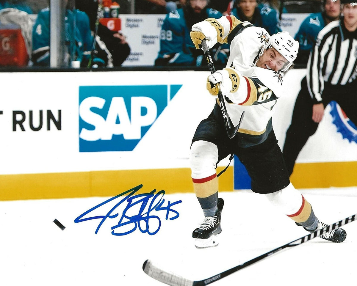 Jake Bischoff signed Las Vegas Golden Knights 8x10 photo autographed 2
