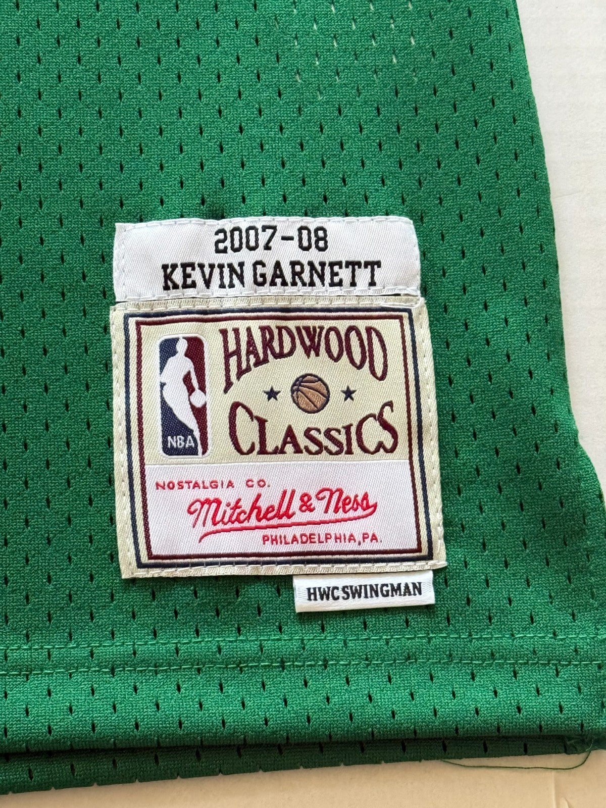 Kevin Garnett signed Boston Celtics jersey autographed JSA Witnessed