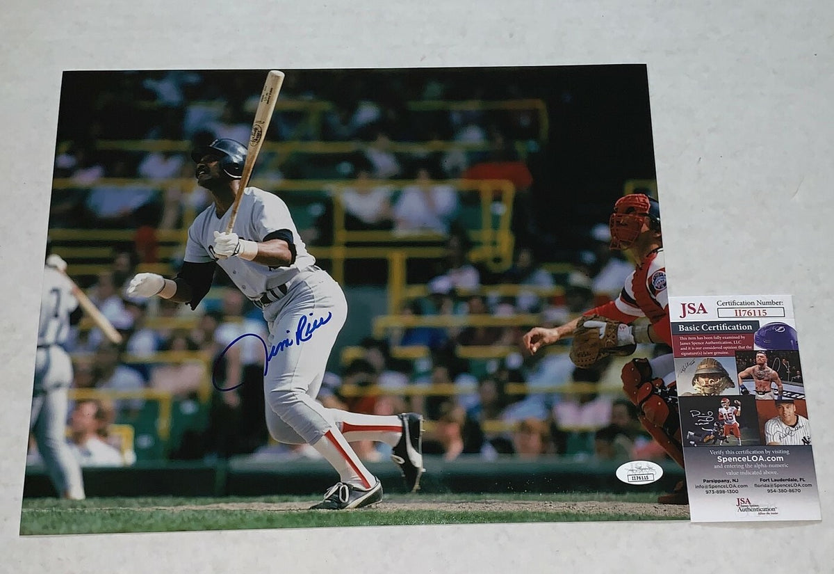 Jim Rice signed Boston Red Sox 11x14 photo HOF autographed JSA