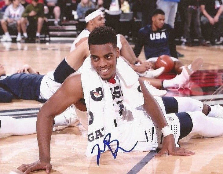 Troy Brown Oregon Ducks signed Team USA 8x10 photo autographed
