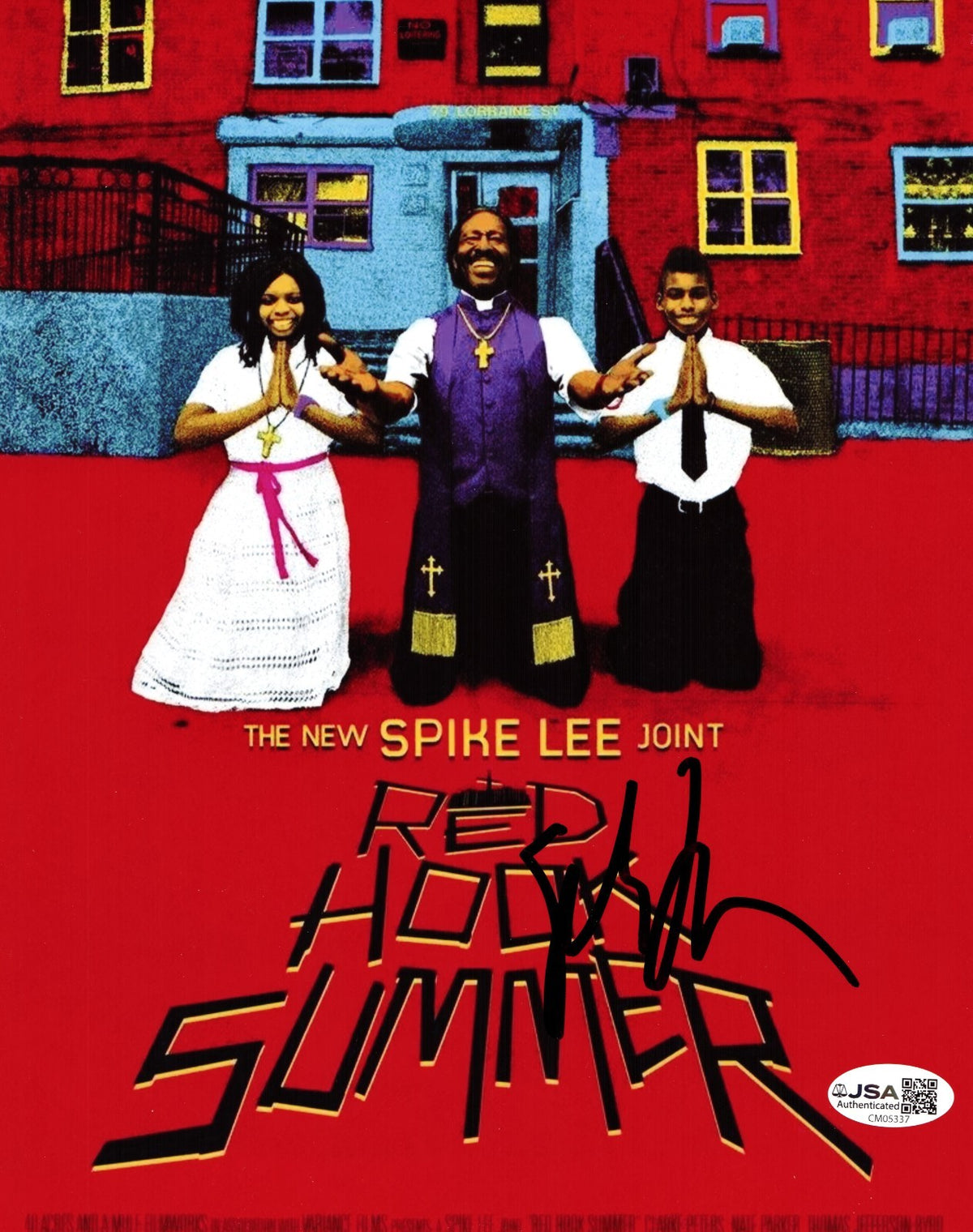 Spike Lee Actor Director signed Red Hook Summer 8x10 photo autographed JSA COA