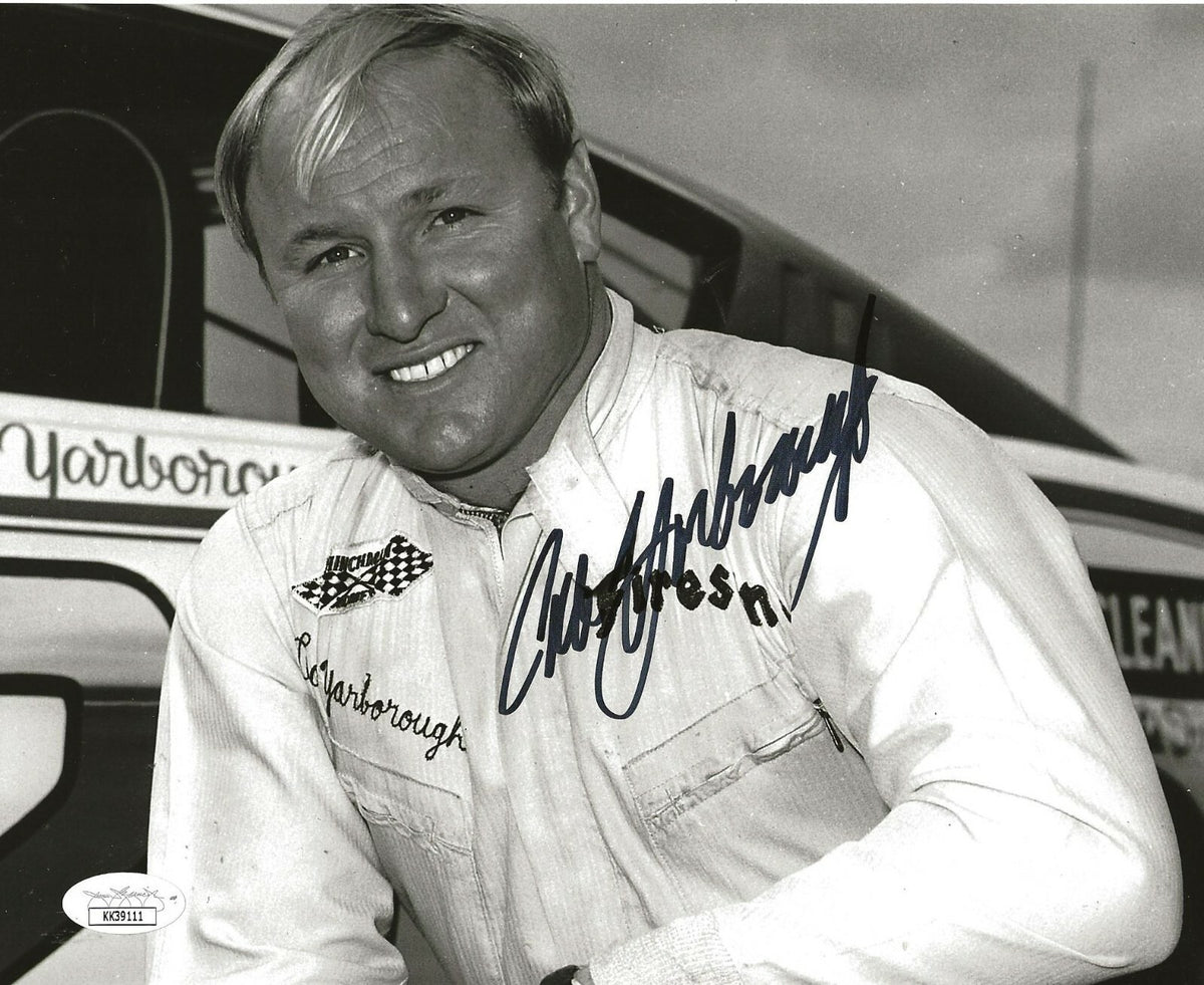 Cale Yarborough Daytona 500 signed Nascar 8x10 photo autographed 6 JSA