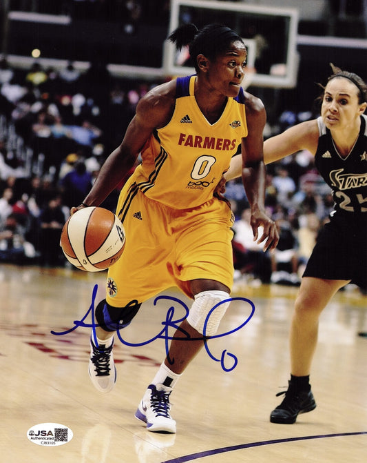 Alana Beard signed Los Angeles Sparks 8x10 photo autographed LA JSA