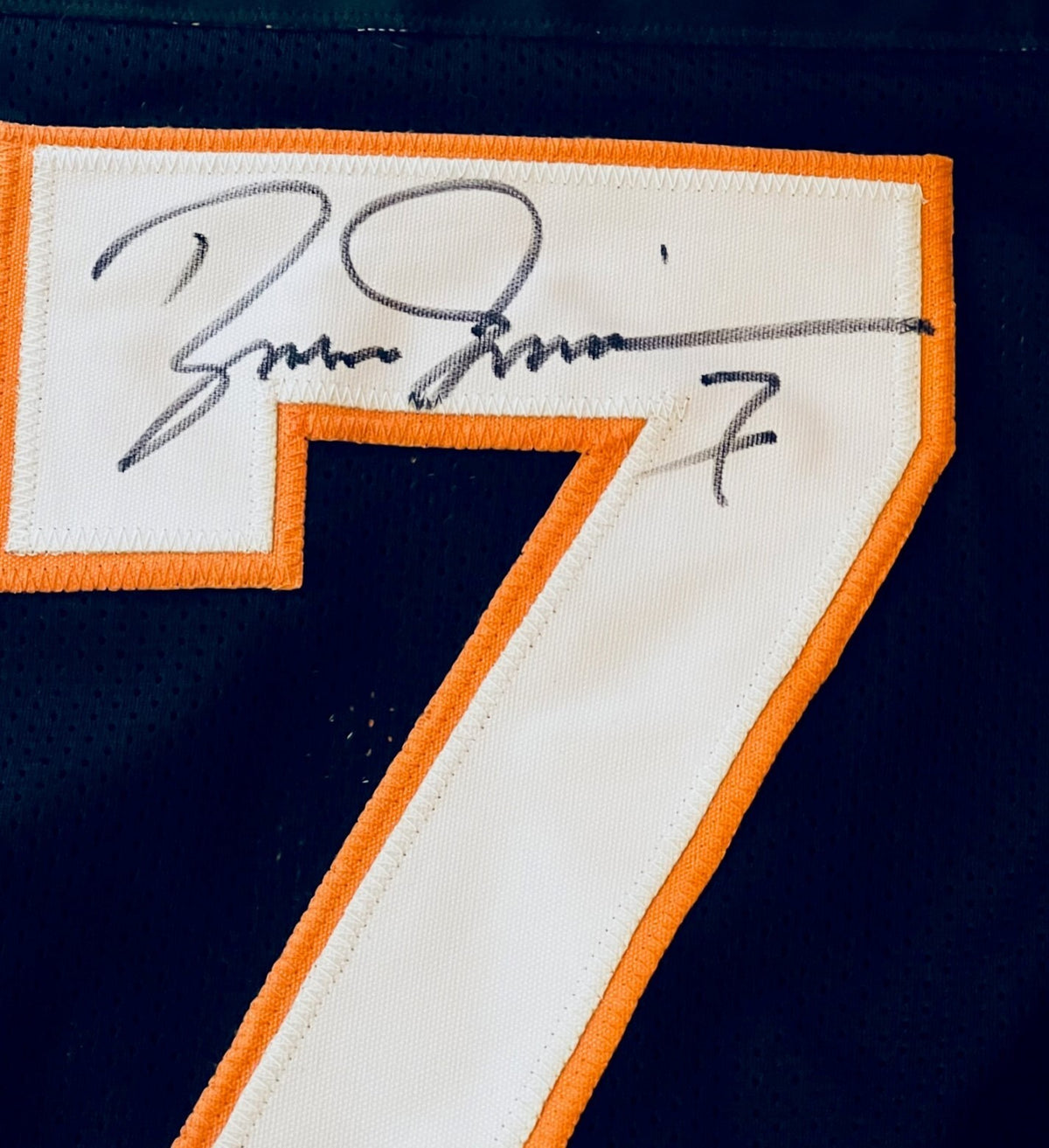 Boomer Esiason Cincinnati Bengals signed Custom jersey autographed #7 JSA