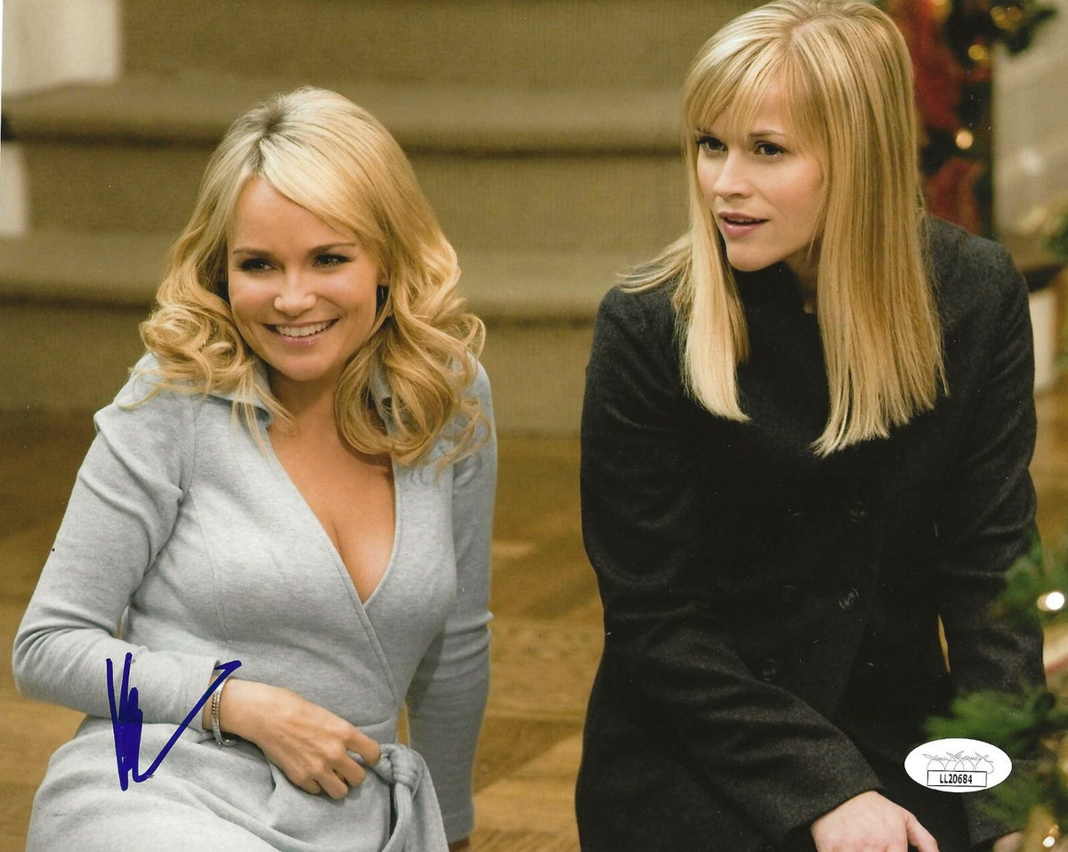 Kristin Chenoweth signed Four Christmases 8x10 photo autographed Wicked Glee JSA