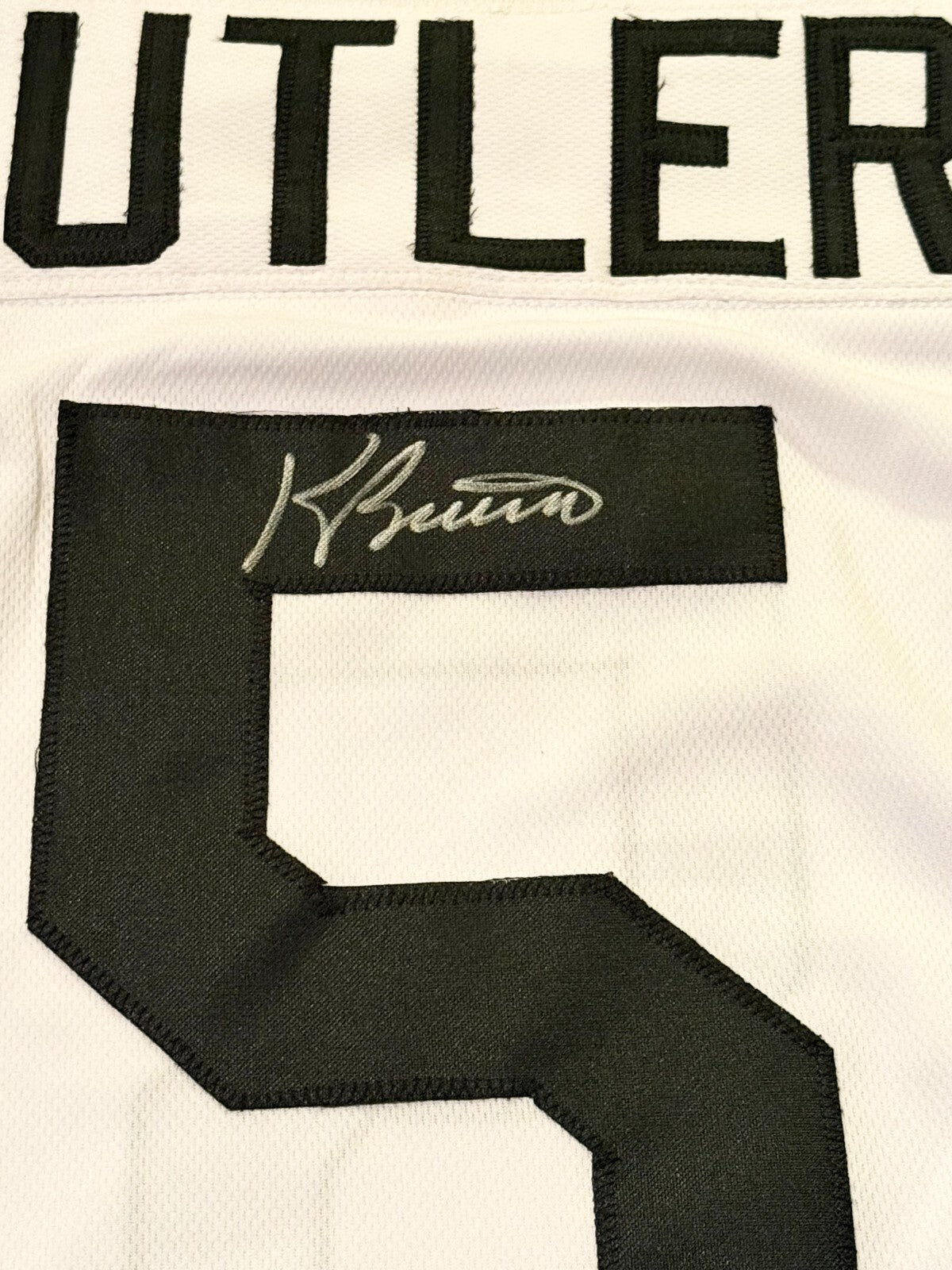 Kevin Butler Georgia Bulldogs signed White Custom jersey JSA Witnessed