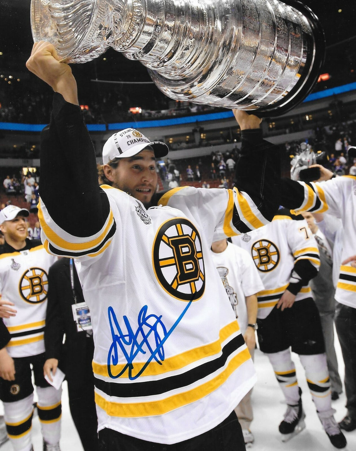 Matt Bartkowski signed Boston Bruins Stanley Cup 8x10 photo autographed 