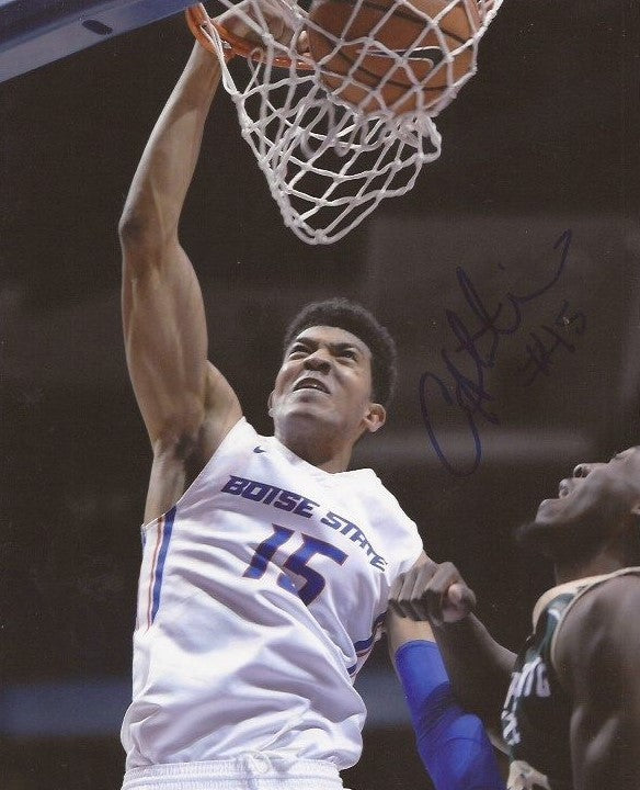 Chandler Hutchison Chicago Bulls signed Boise State Broncos 8x10 photo 5