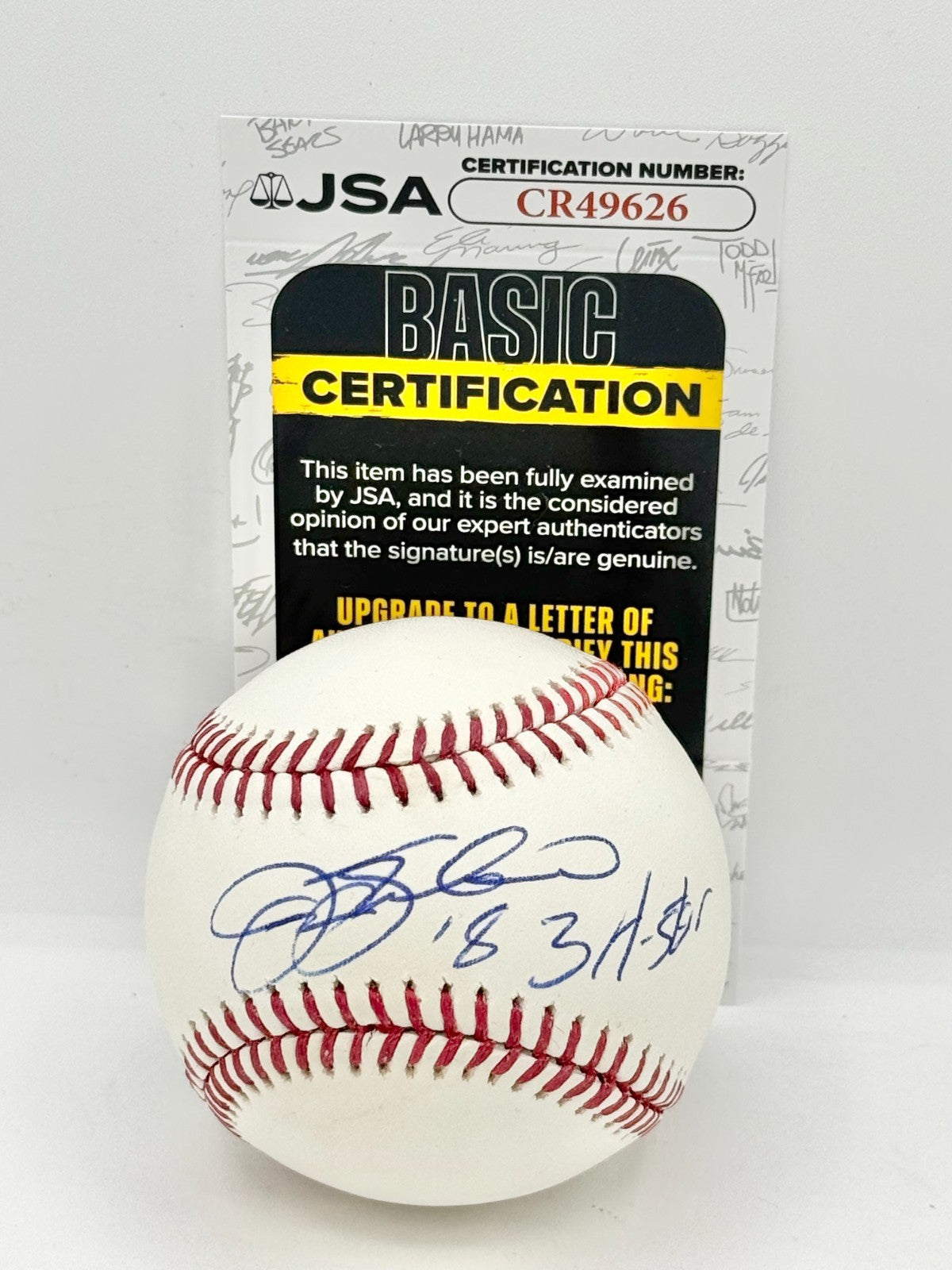 Jason Kendall Pirates signed MLB Baseball Ball autographed + 3x All Star Ins JSA