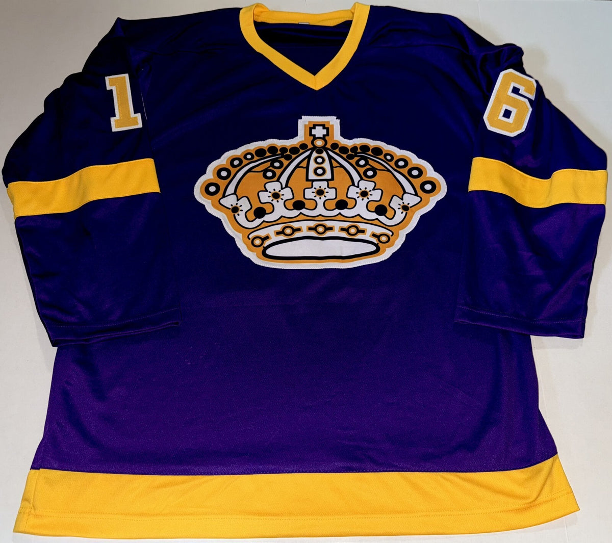 Marcel Dionne Los Angeles Kings signed Custom jersey W HOF Inscr Beckett Witness