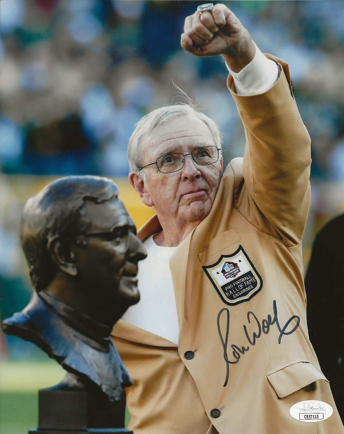 Ron Wolf signed Green Bay Packers 8x10 photo autographed #4 JSA COA