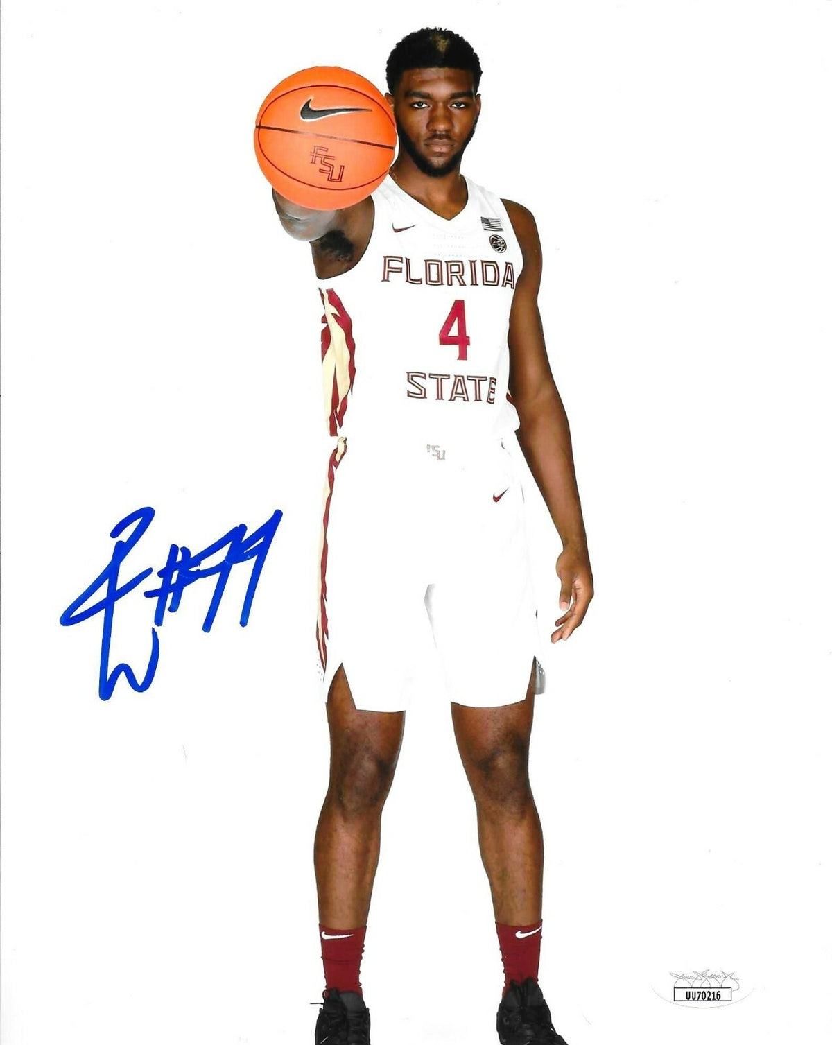 Patrick Williams Chicago Bulls signed Florida State Seminoles 8x10 photo 2 JSA