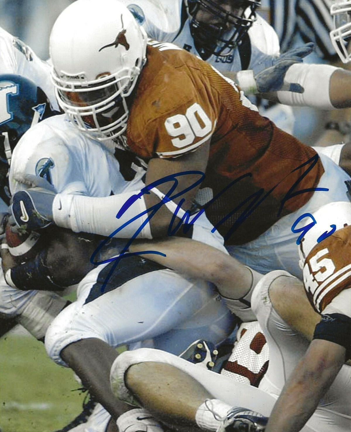 Rodrique Wright signed Texas Longhorns 8x10 photo autographed