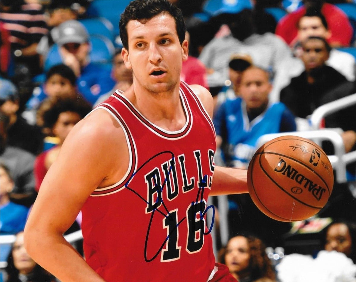 Paul Zipser signed Chicago Bulls 8x10 photo autographed 
