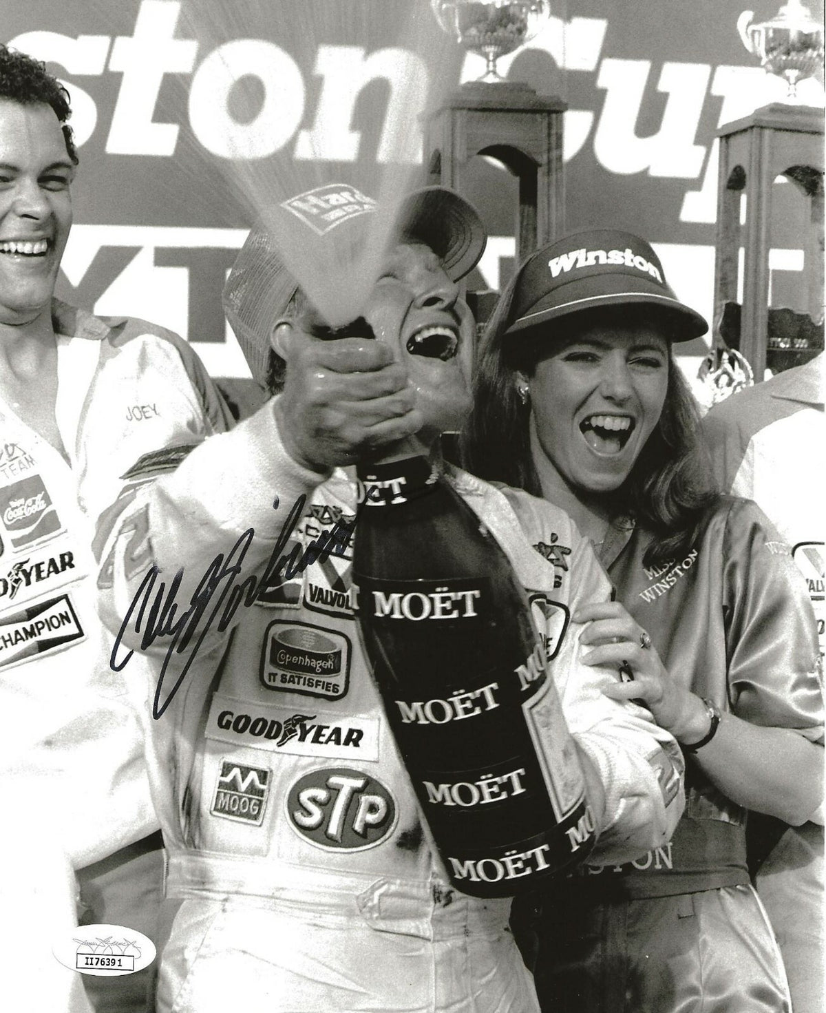 Cale Yarborough Daytona 500 signed Nascar 8x10 photo autographed JSA