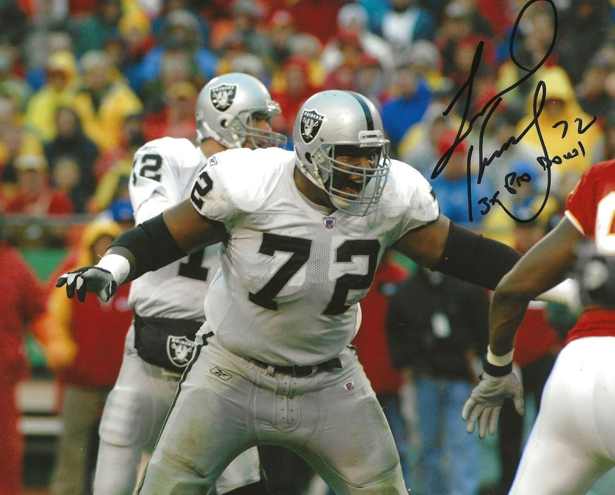 Lincoln Kennedy signed Oakland Raiders 8x10 photo autographed