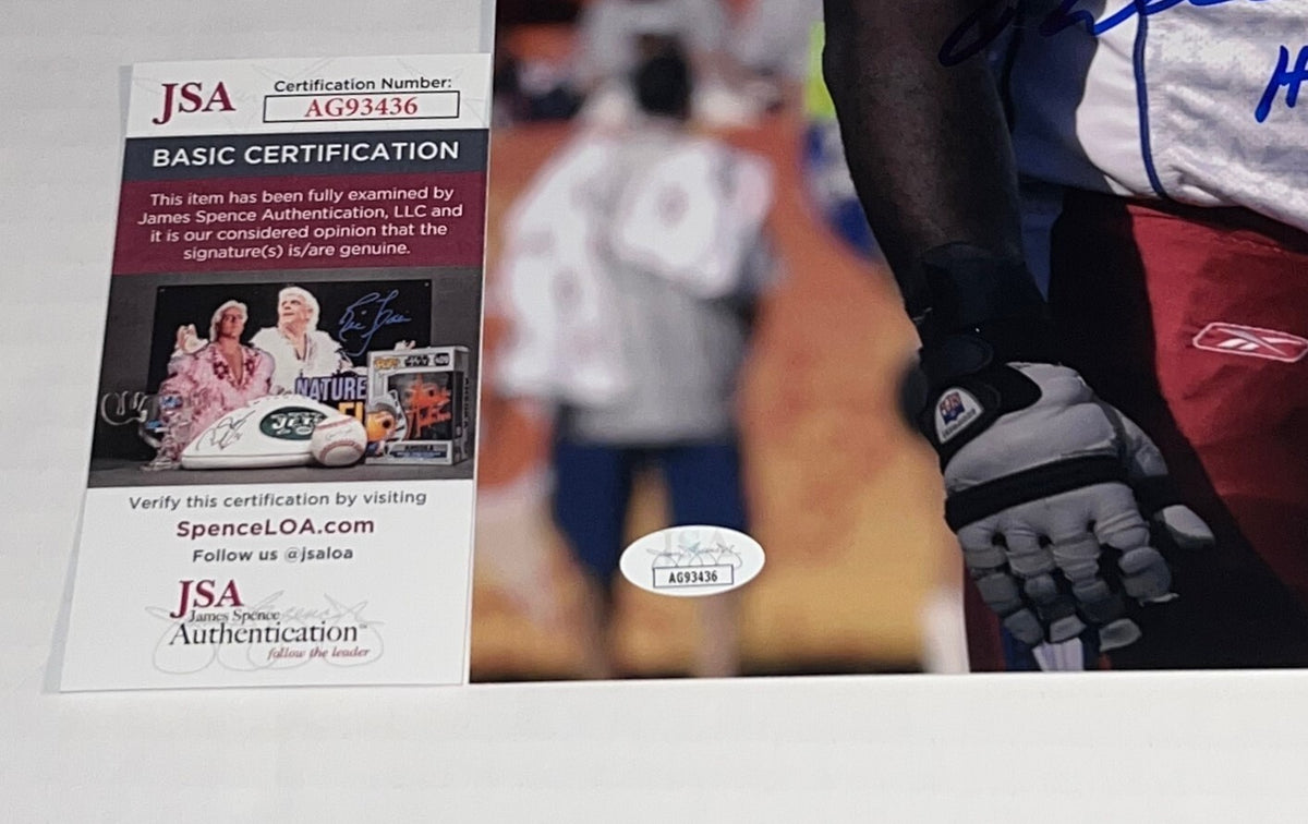 Will Shields signed Kansas City Chiefs 11x14 photo autographed W/ HOF Insc 2 JSA
