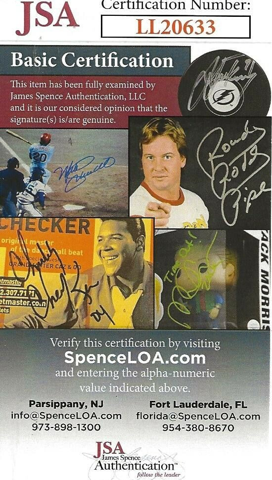 Dennis Smith signed Denver Broncos 8x10 photo autographed 3 JSA