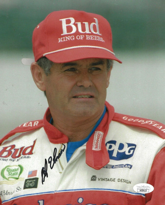 Al Unser Sr. Indy 500 signed Racing 8x10 photo autographed Big Al JSA