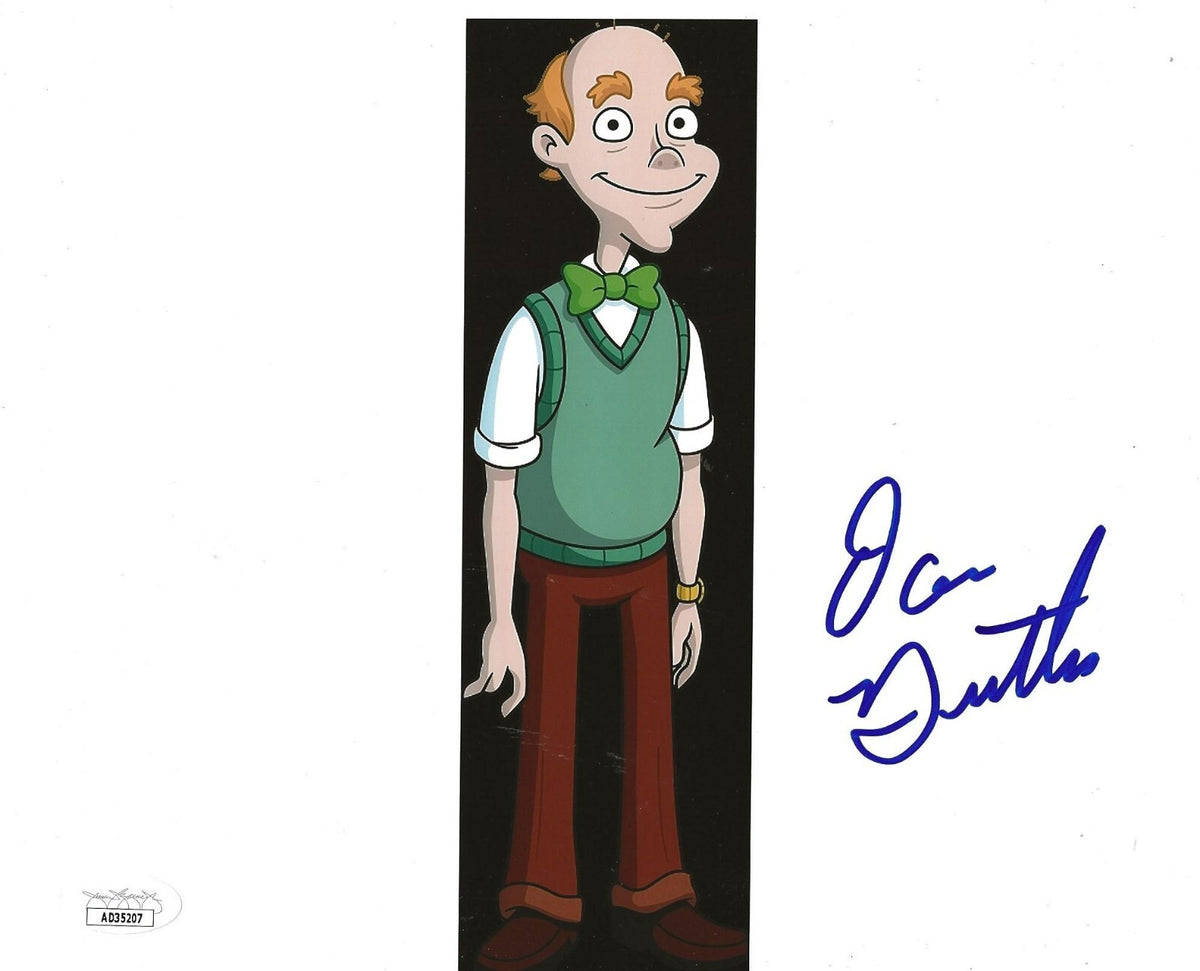 Dan Butler signed Hey Arnold Mr. Simmons 8x10 photo autographed JSA Certified