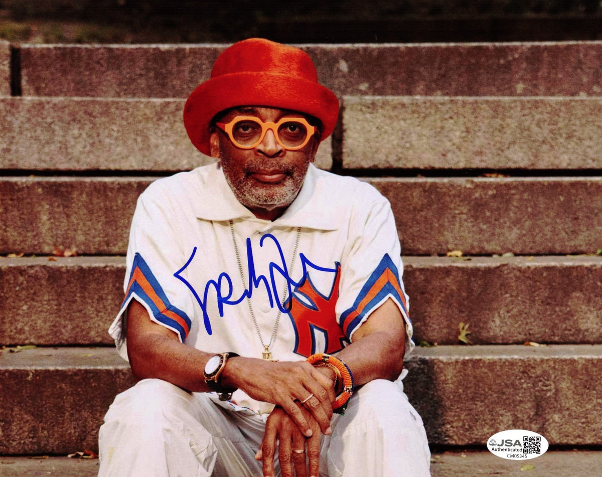 Spike Lee Actor Director signed 8x10 photo autographed Knicks #4 JSA COA