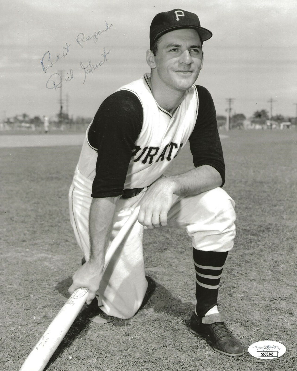 Dick Groat signed Pittsburgh Pirates 8x10 photo autographed JSA