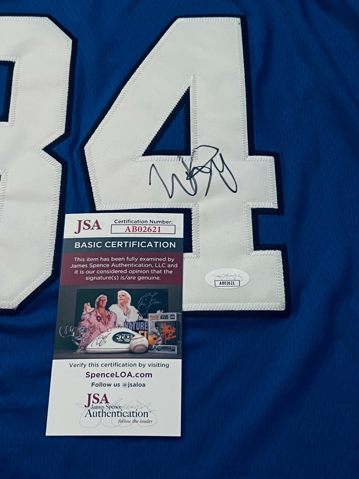 Wendell Carter Jr. Magic signed Duke Blue Devils jersey autographed 3 JSA