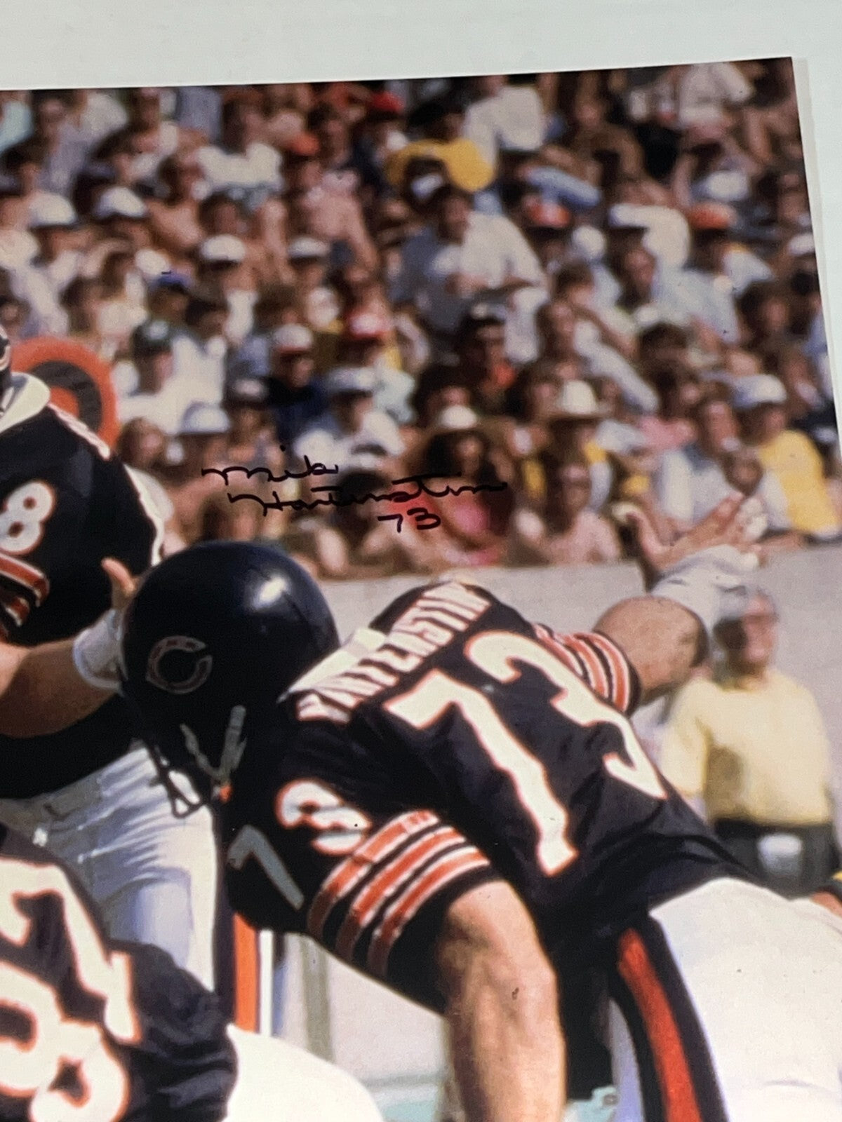 Dan Hampton & Mike Hartenstine signed Bears 16x20 photo autographed Beckett COA