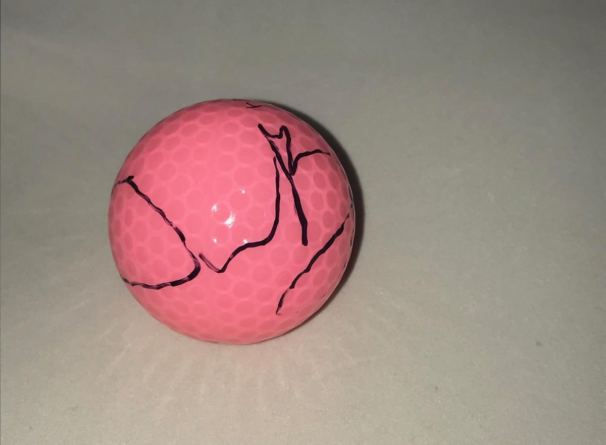 Moriya Jutanugarn signed Pink Wilson Hope Golf Ball autographed LPGA 