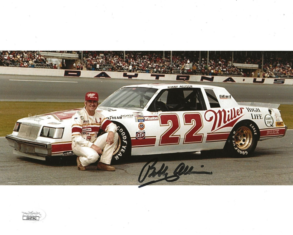 Bobby Allison Daytona 500 signed Nascar 8x10 photo autographed 9 JSA