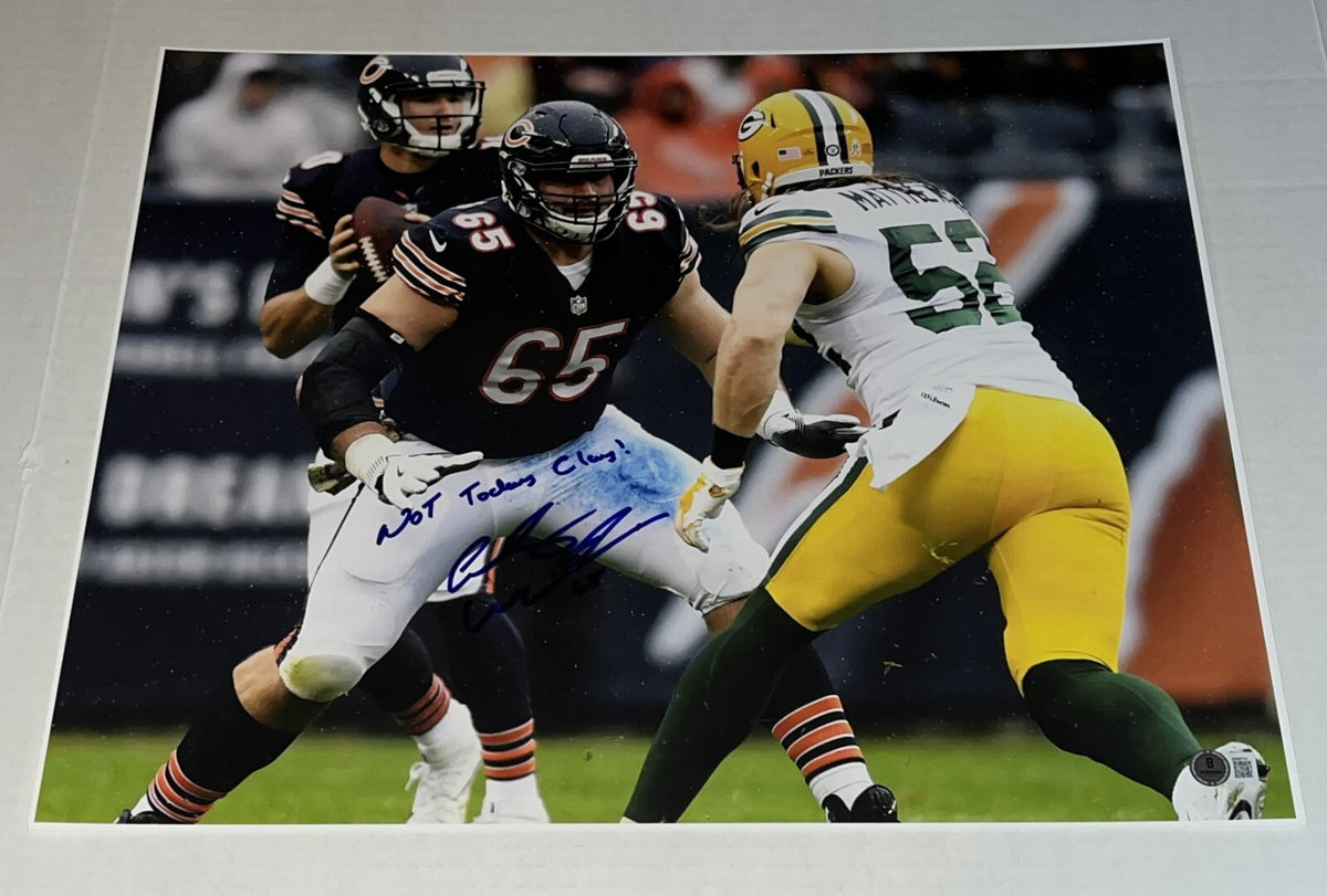 Cody Whitehair signed Chicago Bears 16x20 photo autographed W/ Inscrip. Beckett