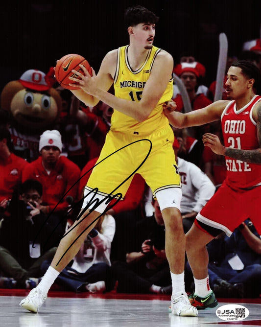 Aday Mara signed Michigan Wolverines 8x10 photo autographed #2 JSA