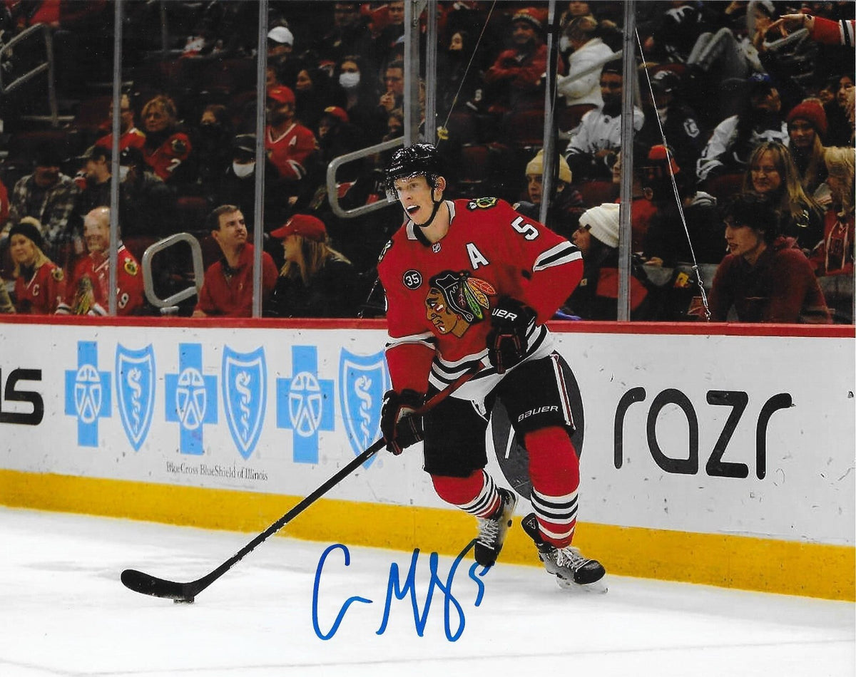 Connor Murphy signed Chicago Blackhawks 8x10 photo autographed Hawks #1