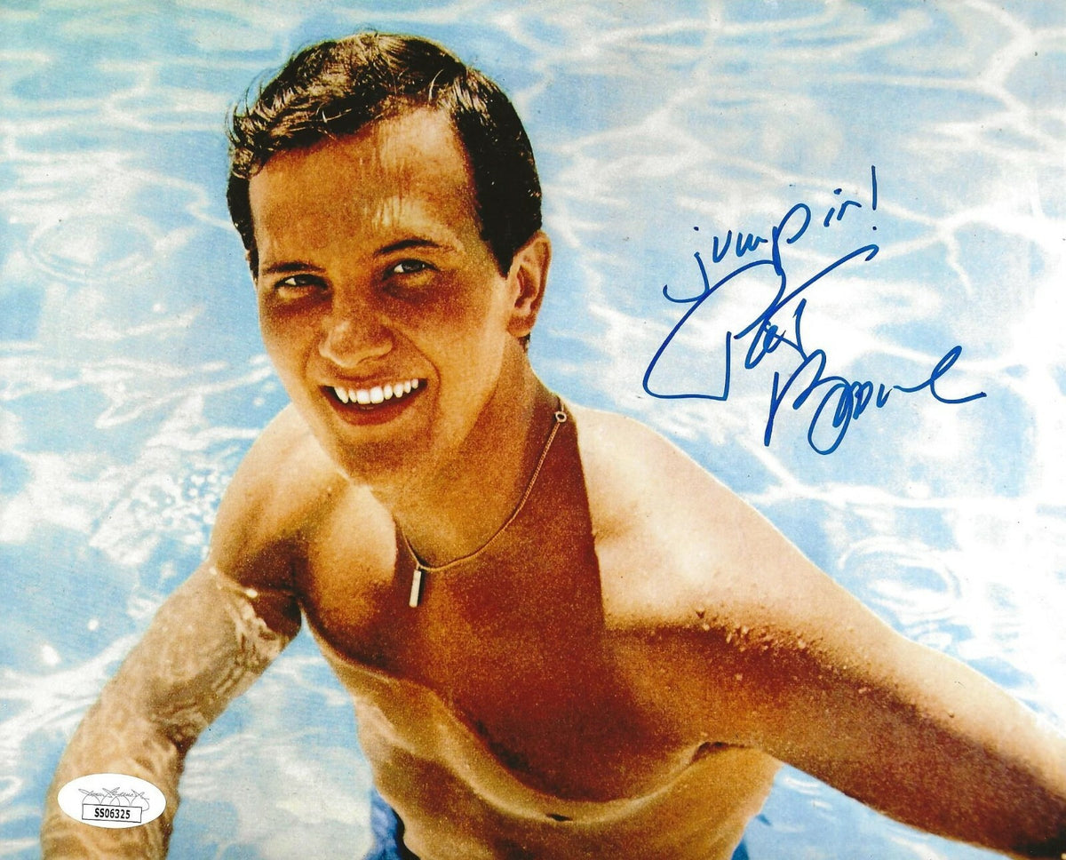 Pat Boone Actor Singer signed Vintage 8x10 photo autographed 5 JSA Certified