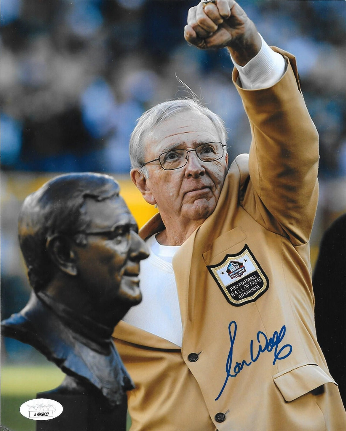 Ron Wolf signed Green Bay Packers 8x10 photo autographed HOF 6 JSA