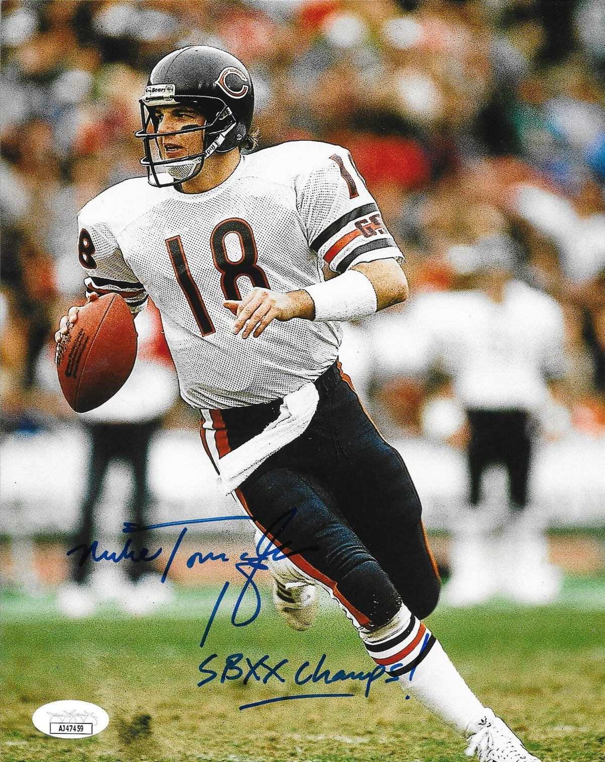 Mike Tomczak signed Chicago Bears 8x10 photo autographed 5 JSA